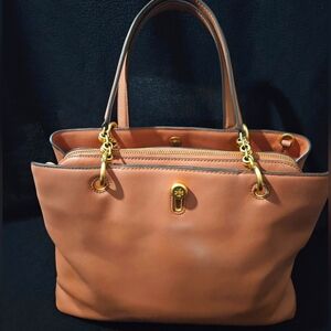 Tory Burch Lily Satchel-Salmon Color